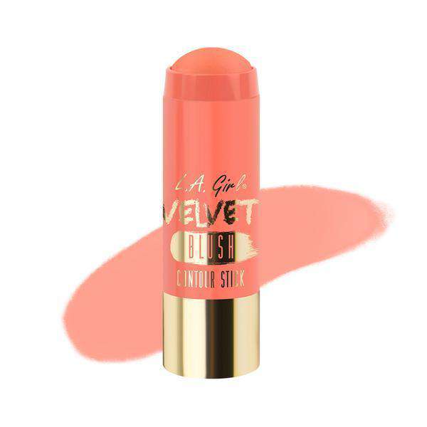 L.A. Girl Velvet Blush Contour Stick - Beautiful Black Hair