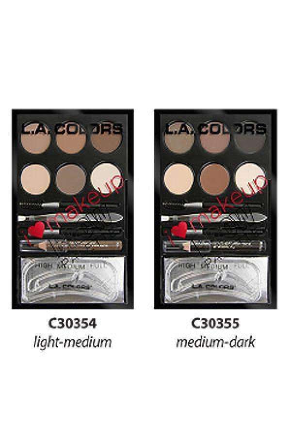 L.A.Colors Makeup Perfect Brow Palette - Beautiful Black Hair