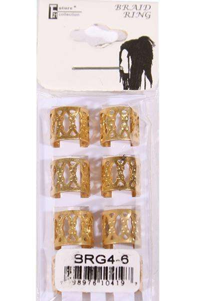 Silver Aluminum Braid Ring Tubes - Classic - Deluxe Beauty Supply