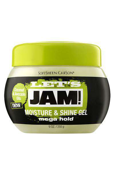 Let's Jam Moisture & Shine Mega Hold Protein Gel - Beautiful Black Hair