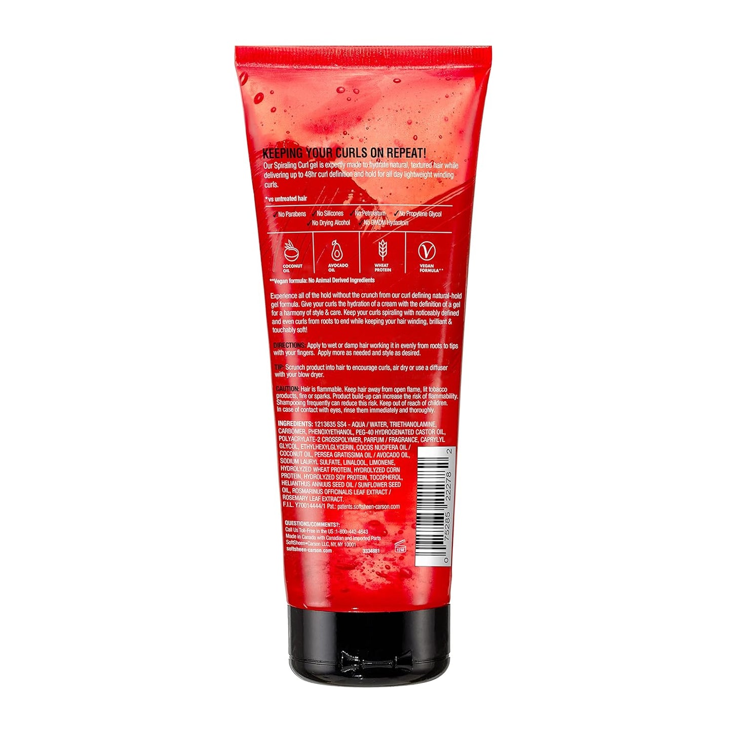 Let's Jam Spiraling Curl Gel back