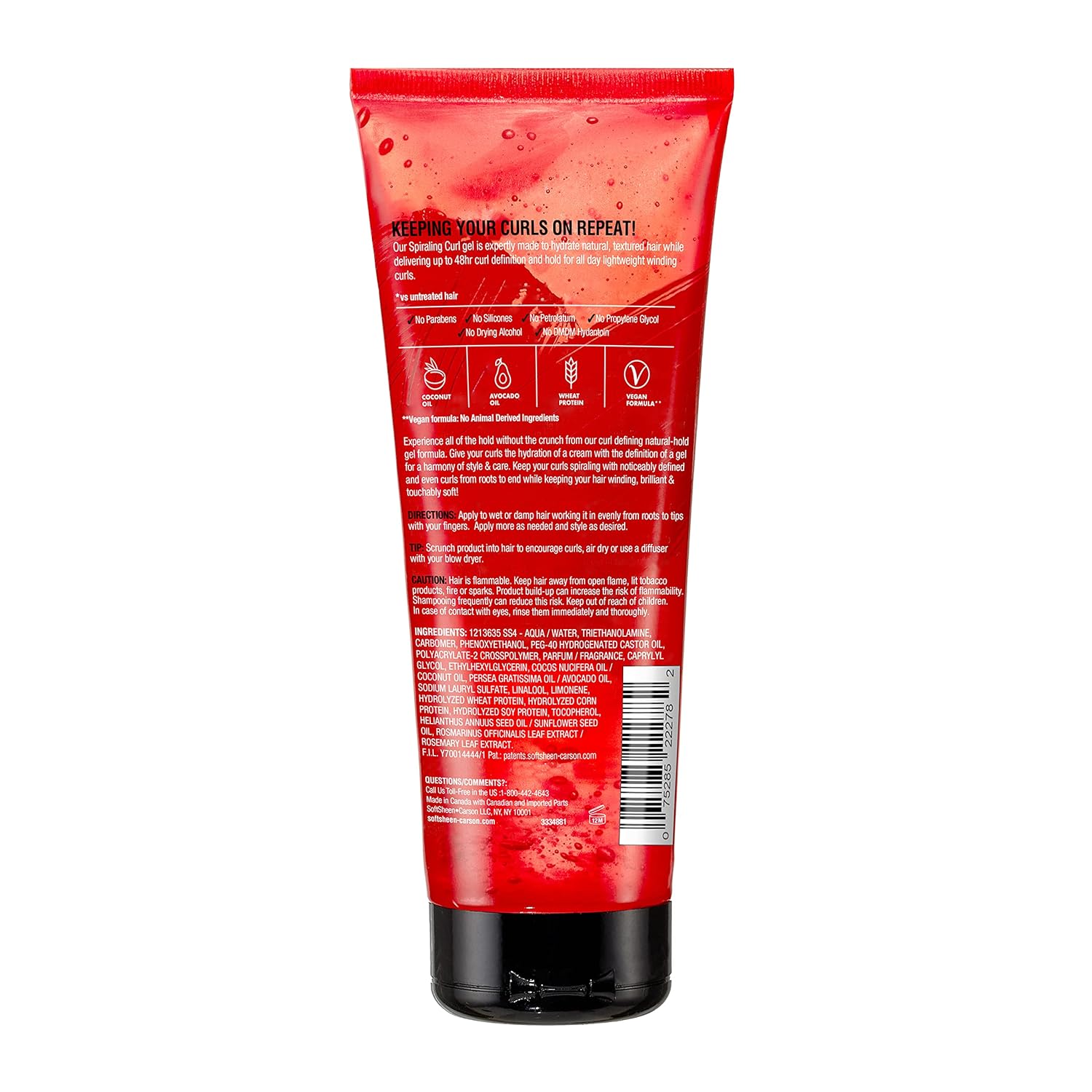 Let's Jam Spiraling Curl Gel back