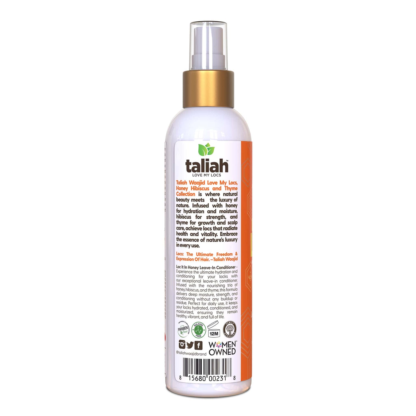 Taliah Waajid Love My Locs Loc It In Honey Leave-In Conditioner