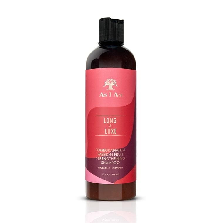 As I Am Long & Luxe Pomegranate & Passion Fruit Strengthening Shampoo - Beautiful Black Hair