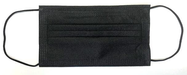 Annie Black Disposable Face Masks with Elastic Earloops