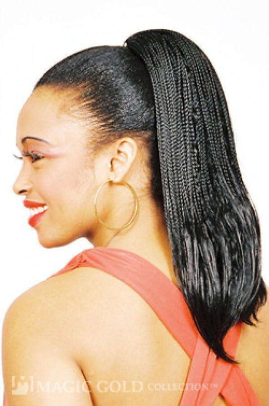 Magic Gold Drawstring Ponytail MG2451 Large - Beautiful Black Hair