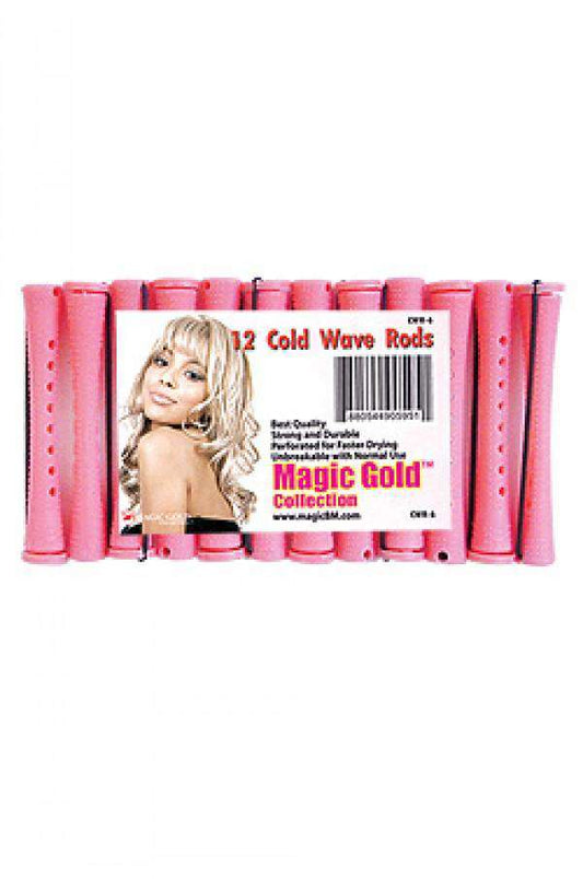 Magic Gold Cold Wave Rods 6/16" Peach - Beautiful Black Hair