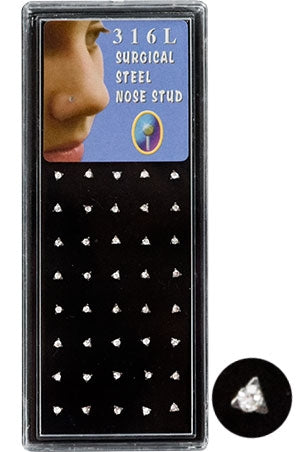 316L Surgical Steel Nose Stud Triangle - Dollar Deals