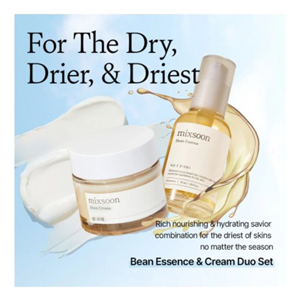 Mixsoon Bean Essence & Cream Duo Set
