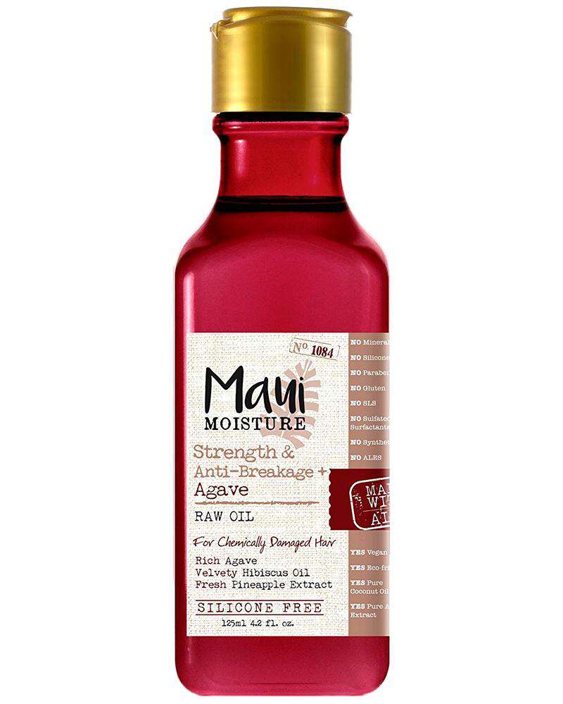 Maui Moisture Strength & Anti-Breakage Agave Raw Oil - Beautiful Black Hair