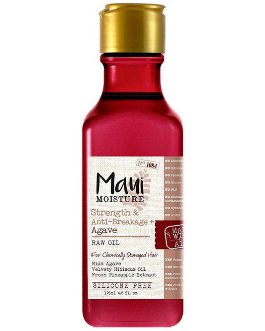 Maui Moisture Strength & Anti-Breakage Agave Raw Oil - Beautiful Black Hair