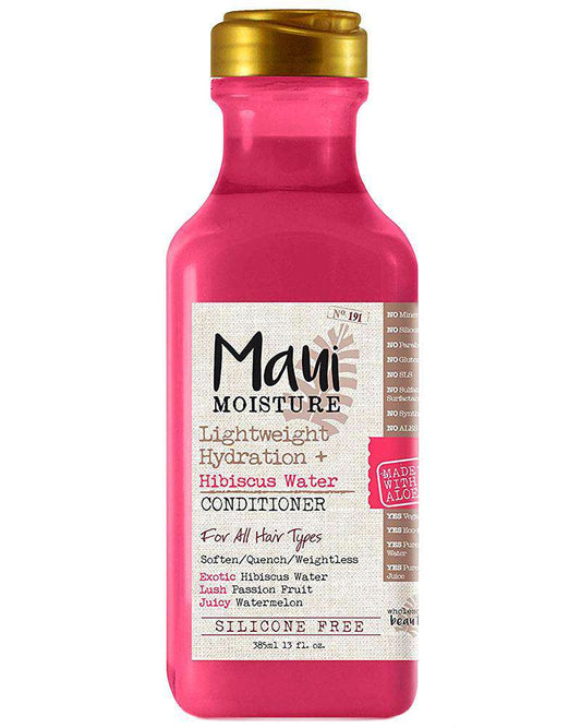Maui Moisture Lightweight Hydration Hibiscus Water Conditioner - Beautiful Black Hair