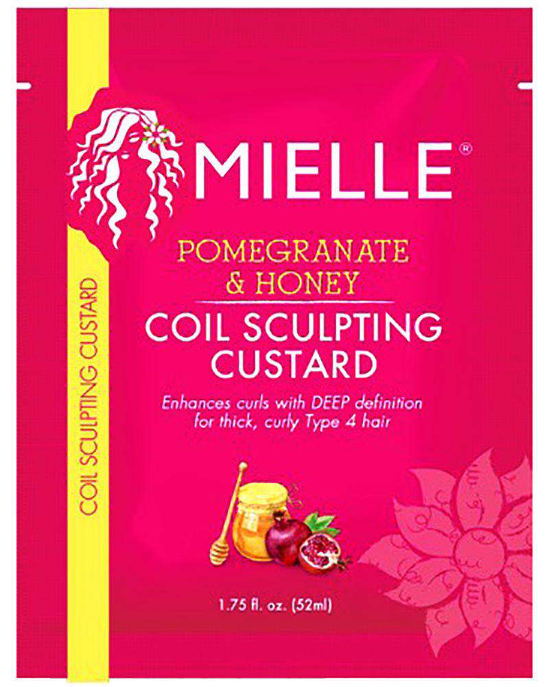 Mielle Organics Pomegranate & Honey Coil Sculpting Custard Pack - Deluxe Beauty Supply