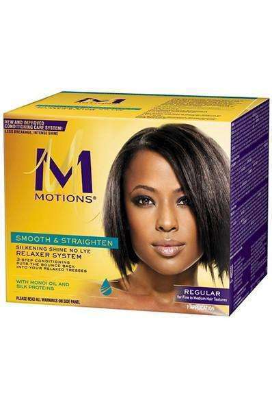 Motions Smooth & Straighten Silkening Shine No Lye Relaxer - Regular - Beautiful Black Hair