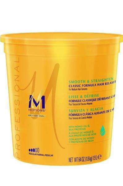 Motions Professional Smooth & Straighten Hair Relaxer - Regular 4lb - Beautiful Black Hair
