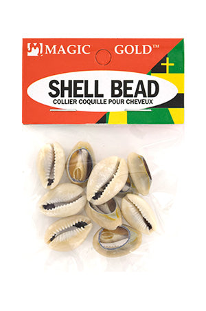 Magic Gold Hair Beads - Shells Dark Ivory #6999