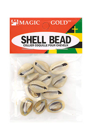 Magic Gold Hair Beads - Shells Dark Ivory #7000