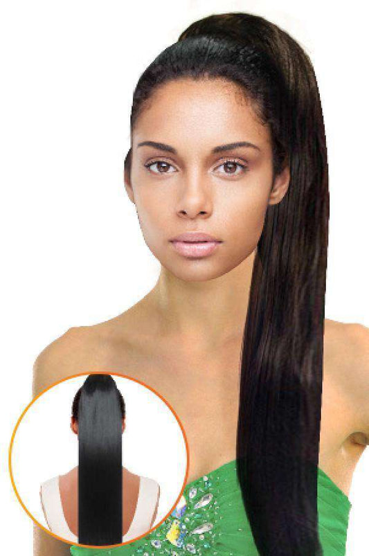 Magic Gold Drawstring Ponytail Anemone - Beautiful Black Hair