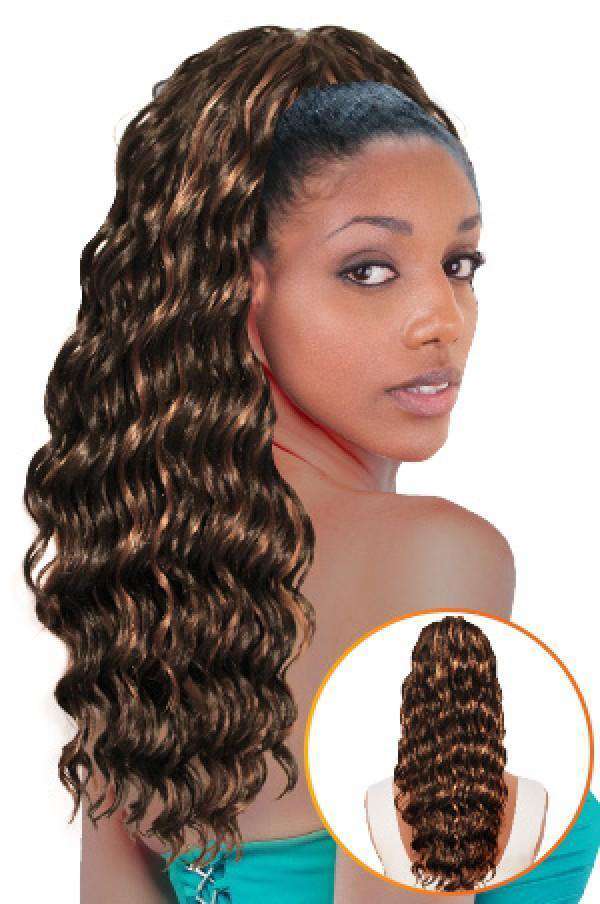 Magic Gold Drawstring Ponytail Lilly - Beautiful Black Hair