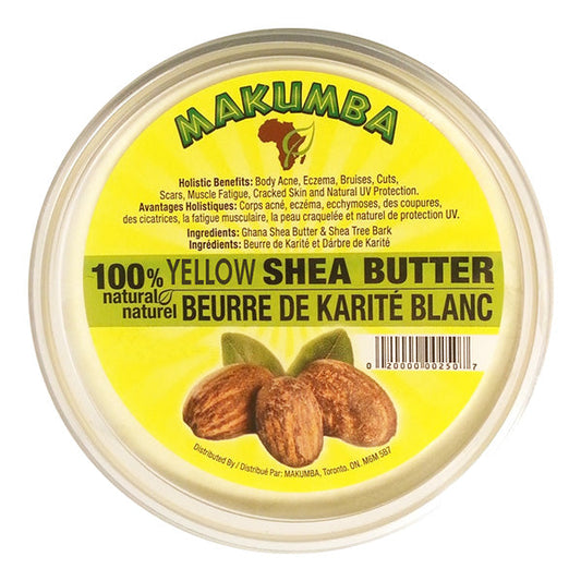Makumba 100% Yellow Shea Butter 8oz - Beautiful Black Hair