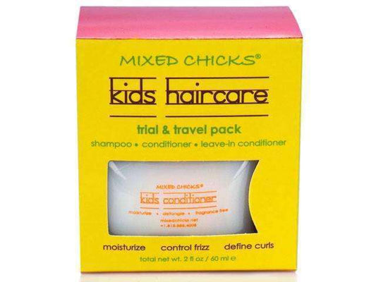 Mixed Chicks Kids Trial & Travel Trio - Beautiful Black Hair