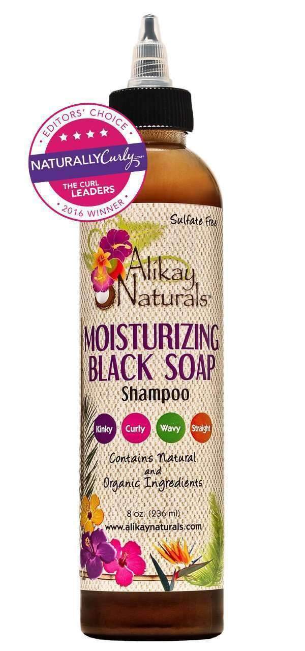 Alikay Naturals Moisturizing Black Soap Shampoo 8oz - Beautiful Black Hair