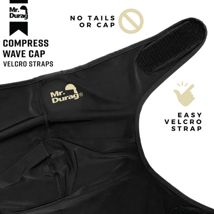 Mr. Durag Compress Wave Cap w/ Velcro Straps #4311
