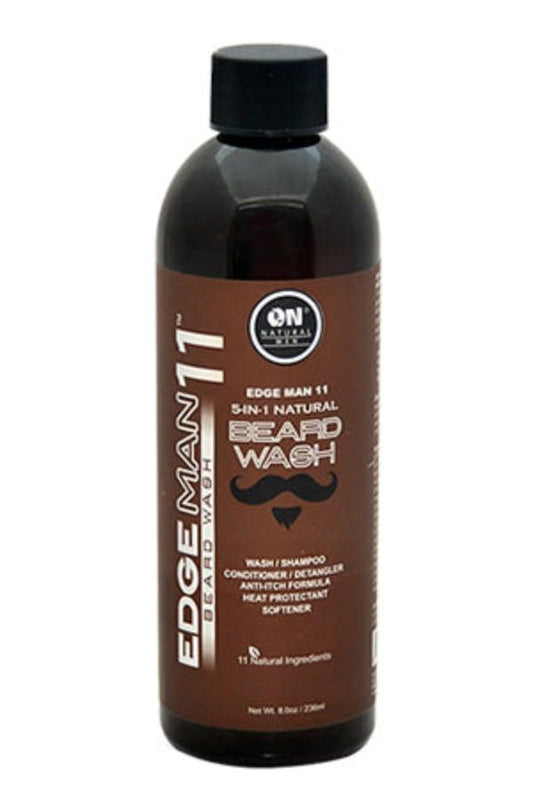 ON Natural Edge Man 11 5-in-1 Beard Wash 8oz