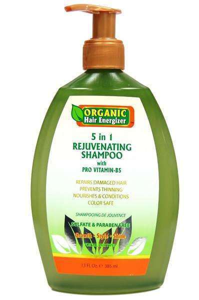 Organic Hair Energizer 5-in-1 Rejuvenating Shampoo - Beautiful Black Hair