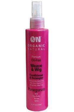 ON Natural Weave & Wig Conditioner & Detangler 8oz - Pomegranate - Beautiful Black Hair