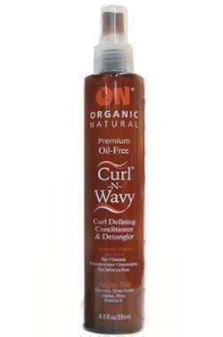 ON Natural Curl N Wavy Curl Defining Conditioner & Detangler 8oz - Argan Tree - Beautiful Black Hair