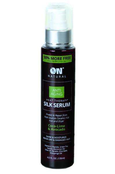 ON Natural Anti Aging Heat Therapy Silk Serum - Coco-Lime & Avocado - Beautiful Black Hair