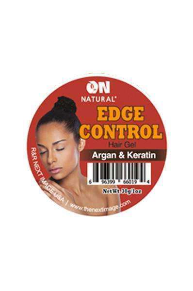 ON Natural Edge Control Hair Gel - Argan & Keratin - Beautiful Black Hair