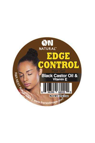 ON Natural Edge Control Hair Gel - Black Castor Oil & Vitamin C - Beautiful Black Hair