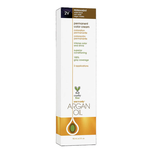 One 'n Only Argan Oil Permanent Hair Color - 2V Violet Black