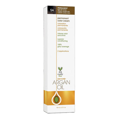 One 'n Only Argan Oil Permanent Hair Color - 5A Light Ash Brown