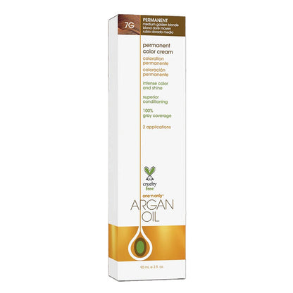 One 'n Only Argan Oil Permanent Hair Color - 7G Medium Golden Blonde