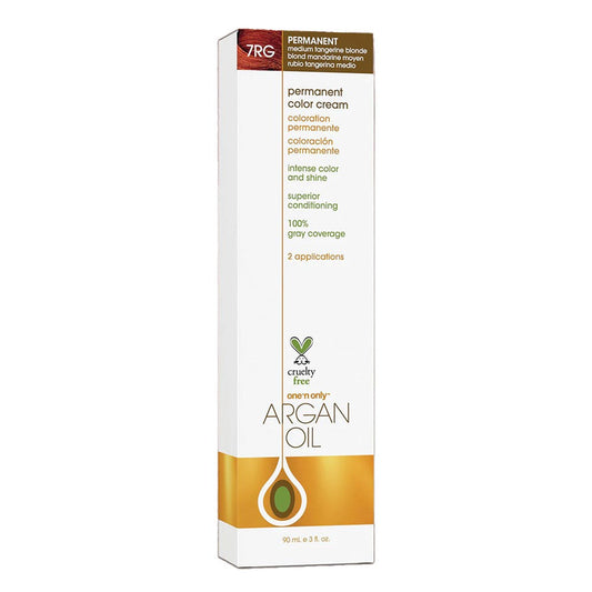 One 'n Only Argan Oil Permanent Hair Color - 7RG Medium Tangerine Blonde