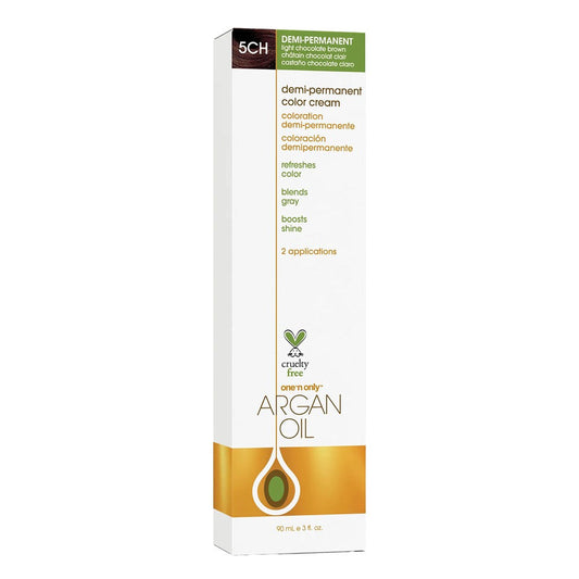 One 'n Only Argan Oil Demi-Permanent Hair Color - 5CH Light Chocolate Brown