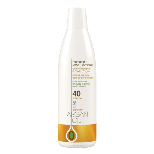 One 'n Only Argan Oil Hair Color Cream Developer Volume 40 16oz