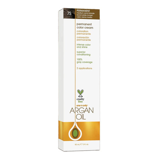 One 'n Only Argan Oil Permanent Hair Color - 7S Medium Sand Blonde
