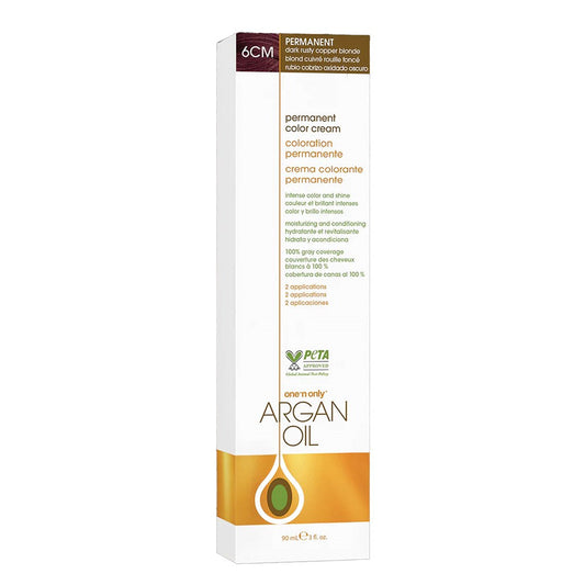 One 'n Only Argan Oil Permanent Hair Color - 6CM Dark Rusty Copper Blonde