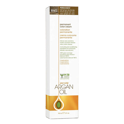 One 'n Only Argan Oil Permanent Hair Color - 8NG Light Ginger Ale Blonde