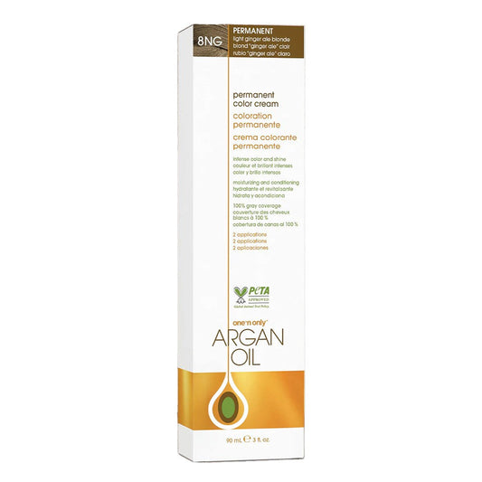 One 'n Only Argan Oil Permanent Hair Color - 8NG Light Ginger Ale Blonde