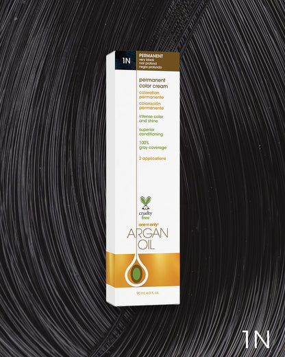 One 'n Only Argan Oil Permanent Hair Color - 1N Very Black