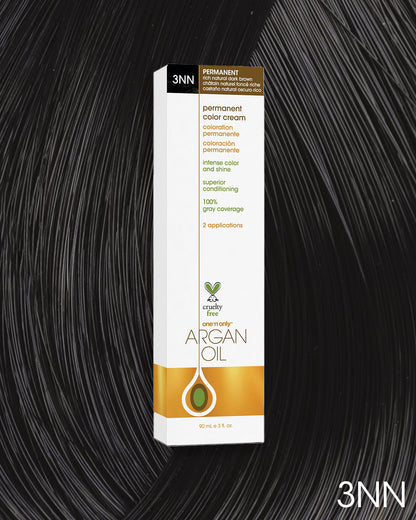 One 'n Only Argan Oil Permanent Hair Color - 3NN Rich Natural Dark Brown