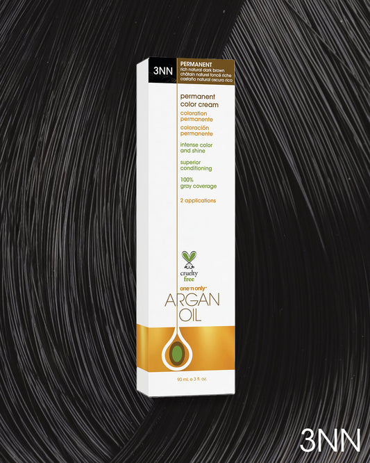 One 'n Only Argan Oil Permanent Hair Color - 3NN Rich Natural Dark Brown