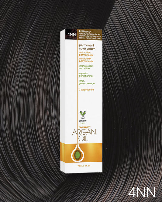 One 'n Only Argan Oil Permanent Hair Color - 4NN Rich Natural Medium Brown