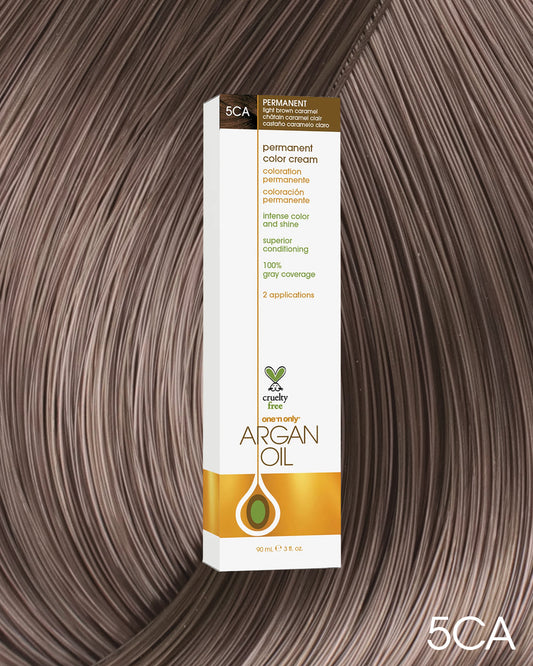 One 'n Only Argan Oil Permanent Hair Color - 5CA Light Brown Caramel