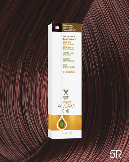 One 'n Only Argan Oil Permanent Hair Color - 5R Light Red Brown
